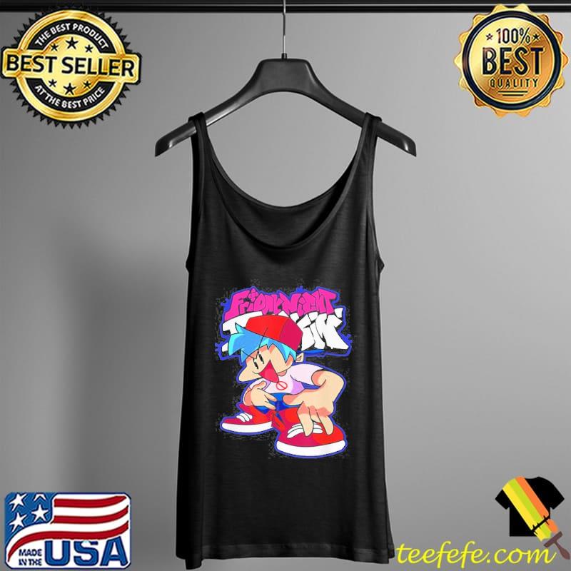 Premium Friday Night Funkin Boyfriend Art Shirt Tank Top Premium Friday Night Funkin Boyfriend Art Shirt Tank Top