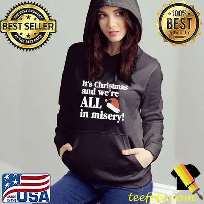 Premium Funny Vacation Movie It’s Christmas And Were All In Misery Unisex T-Shirt