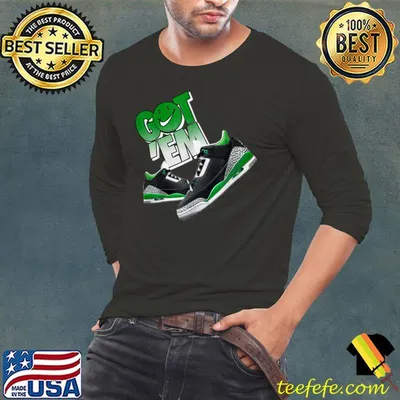 Premium graphic Tee Match 3 Pine Green Sneaker Got Em T-Shirt