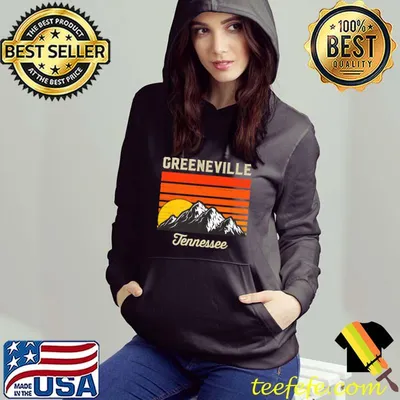 Premium Greeneville Tennessee Retro City State USA Souvenir Premium T-Shirt