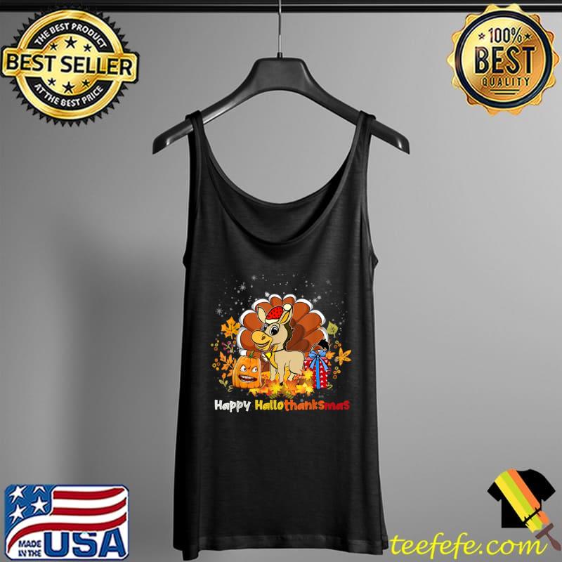 Premium Happy Hallothanksmas 2021 Thanksgiving Goat With Pumpkin T Shirt Tank Top Premium Happy Hallothanksmas 2021 Thanksgiving Goat With Pumpkin T Shirt Tank Top