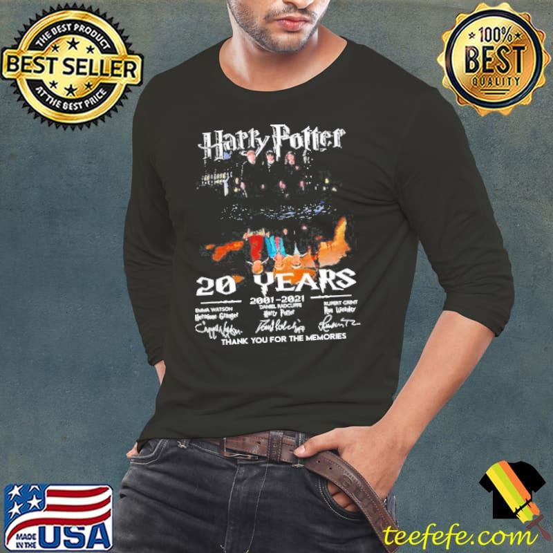 Premium harry-potter-20-years-2001-2021-signatures-thank-you-for-the-memories-shirt-long-sleeved-t- Long Sleeve Tee Premium harry-potter-20-years-2001-2021-signatures-thank-you-for-the-memories-shirt-long-sleeved-t- Long Sleeve Tee