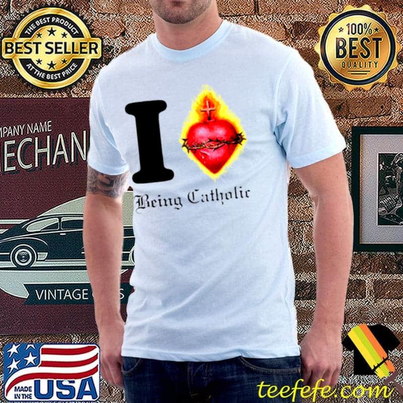 Premium i love being catholic sacred heart s Unisex Premium i love being catholic sacred heart s Unisex