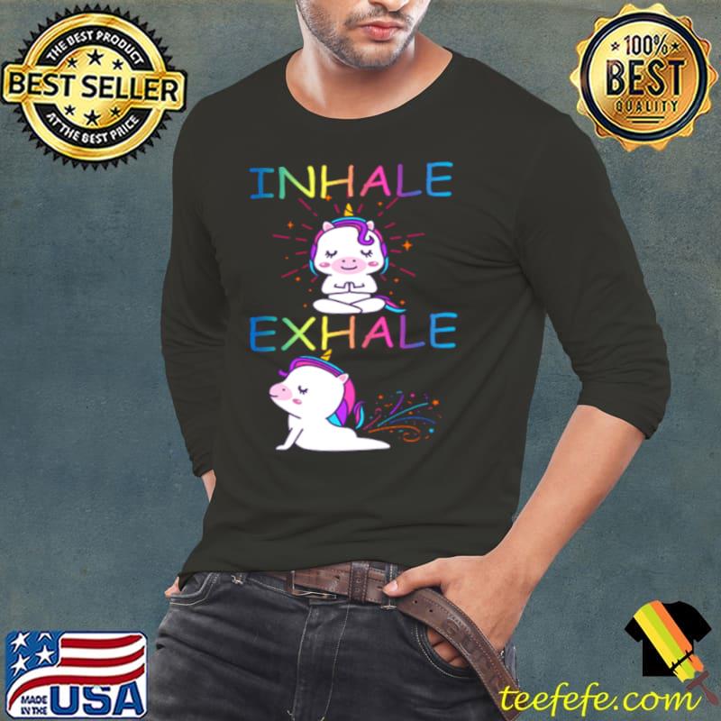 Premium Inhale Exhale Shirt Long Sleeve Tee Premium Inhale Exhale Shirt Long Sleeve Tee