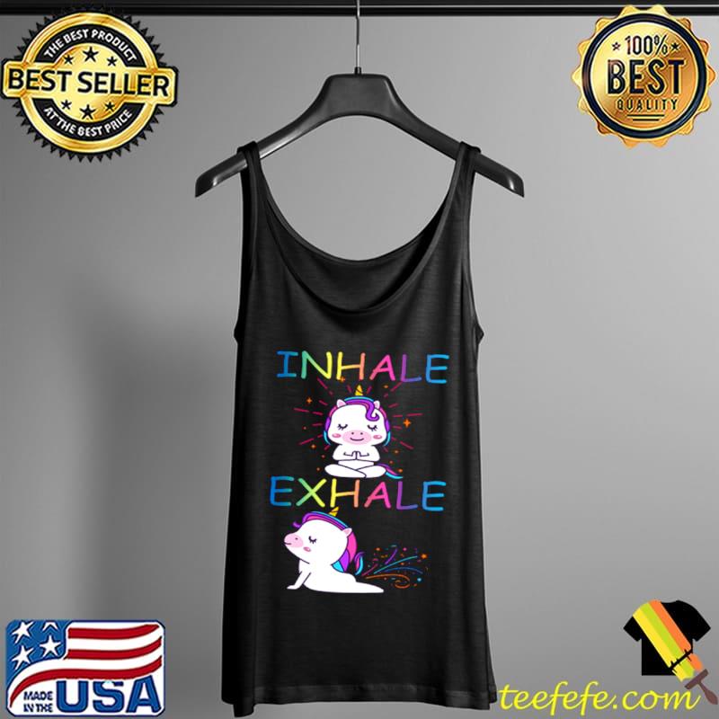 Premium Inhale Exhale Shirt Tank Top Premium Inhale Exhale Shirt Tank Top
