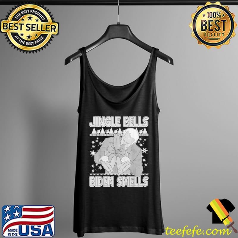 Premium Jingle Bells Biden Smells ugly Christmas t Tank Top Premium Jingle Bells Biden Smells ugly Christmas t Tank Top