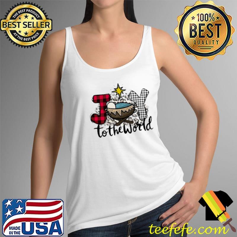 Premium Joy To The World Christmas Sweater Shirt Tank Top Premium Joy To The World Christmas Sweater Shirt Tank Top