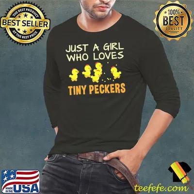Premium just A Girl Who Loves Tiny Peckers Unisex T-Shirt