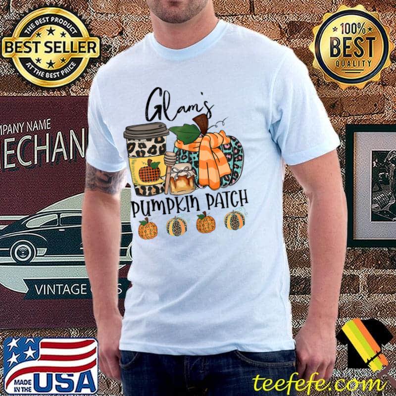 Premium Leopard Glam's Pumpkin Patch Grandma T- Unisex Premium Leopard Glam's Pumpkin Patch Grandma T- Unisex