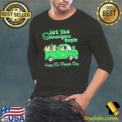 Premium Let The Shenanigans Begin Happy St. Patrick’s Day Dogs shirt