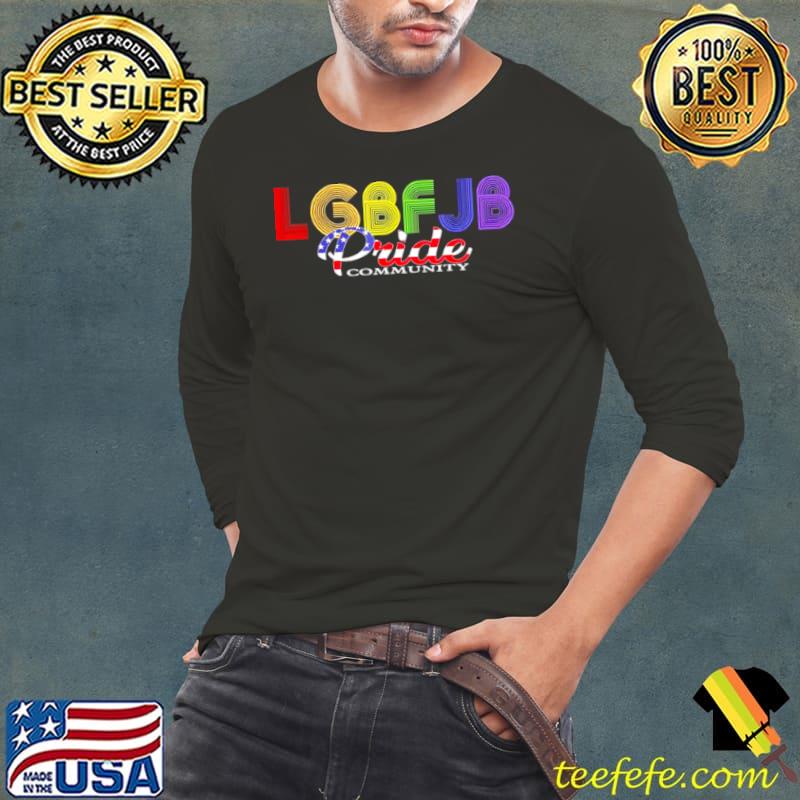 Premium lGBFJB Pride Community American Flag Shirt Premium lGBFJB Pride Community American Flag Shirt
