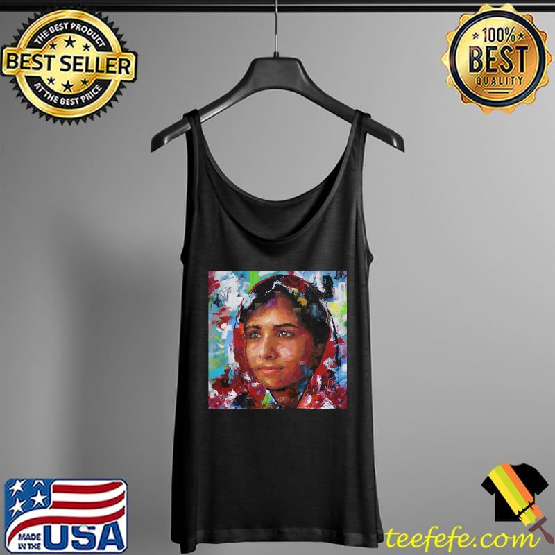 Premium malala Yousafzai Poster Color Shirt Tank Top Premium malala Yousafzai Poster Color Shirt Tank Top
