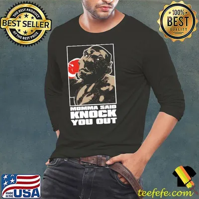 Premium Momma said knock you out boxing shirt