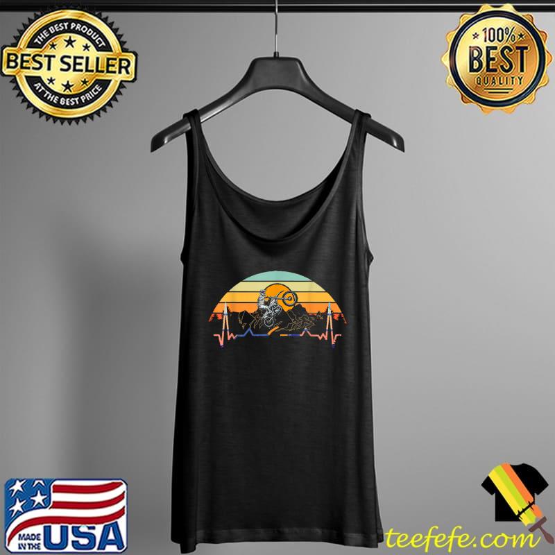 Premium Motocross Vintage Dirt Bike Retro Mountain T-Shirt Tank Top Premium Motocross Vintage Dirt Bike Retro Mountain T-Shirt Tank Top
