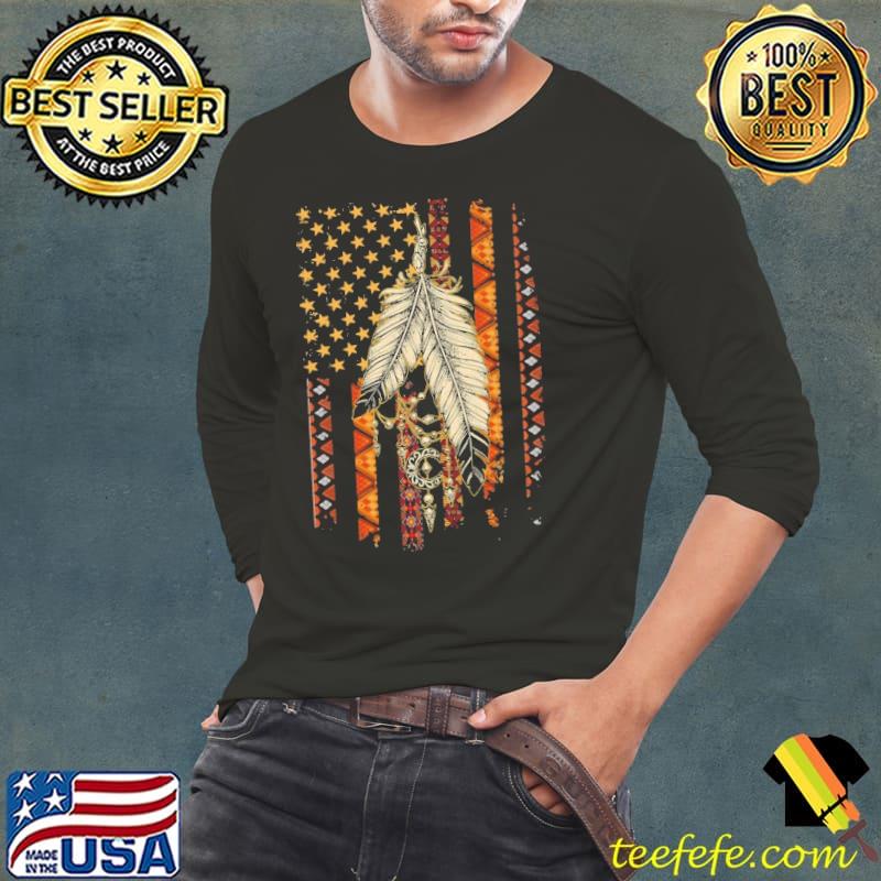 Premium native American PrideFlag Native Shirt Long Sleeve Tee Premium native American PrideFlag Native Shirt Long Sleeve Tee