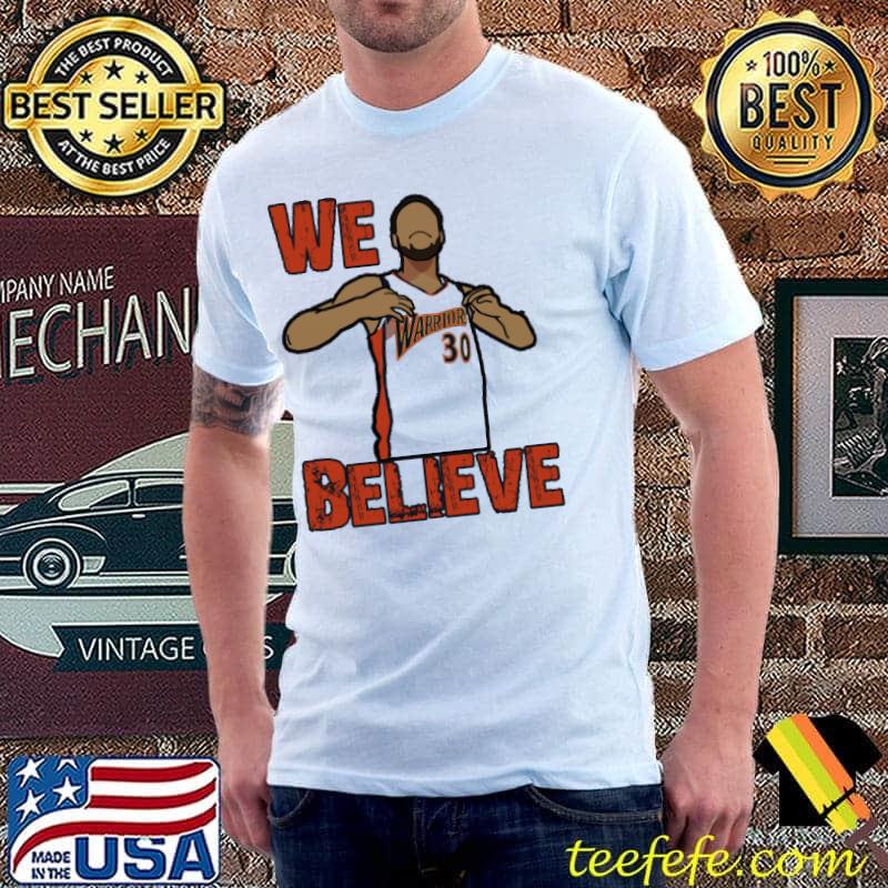 Premium Steph Curry 'We Believe' - NBA Golden State Warriors Unisex Premium Steph Curry 'We Believe' - NBA Golden State Warriors Unisex