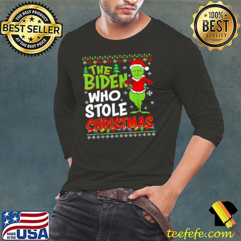 Premium The Biden Who Stole Christmas Ugly shirt