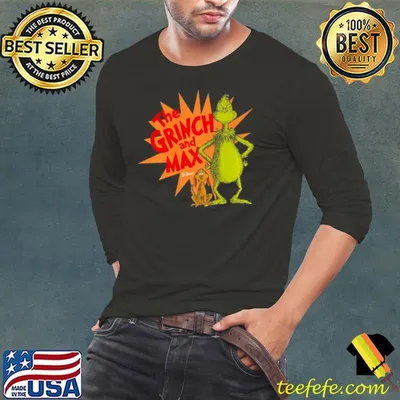 Premium The Grinch and Max Dr Seuss Shirt