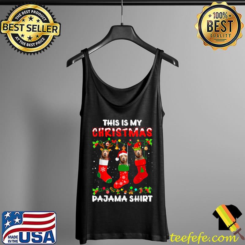Premium This Is My Christmas Pajama Pitbull Dog Lover T Shirt Tank Top Premium This Is My Christmas Pajama Pitbull Dog Lover T Shirt Tank Top