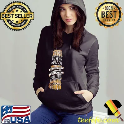 Premium tower of Pizza restaurant Cocktails Bar Shirt