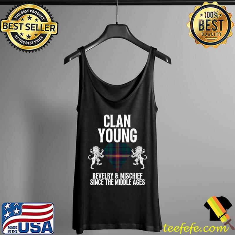 Premium Young Clan Scottish Name Coat Of Arms Tartan Family Party T-Shirt Tank Top Premium Young Clan Scottish Name Coat Of Arms Tartan Family Party T-Shirt Tank Top
