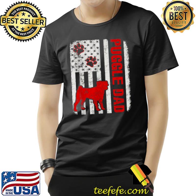 Puggle Dad American Flag Shirt Unisex Puggle Dad American Flag Shirt Unisex