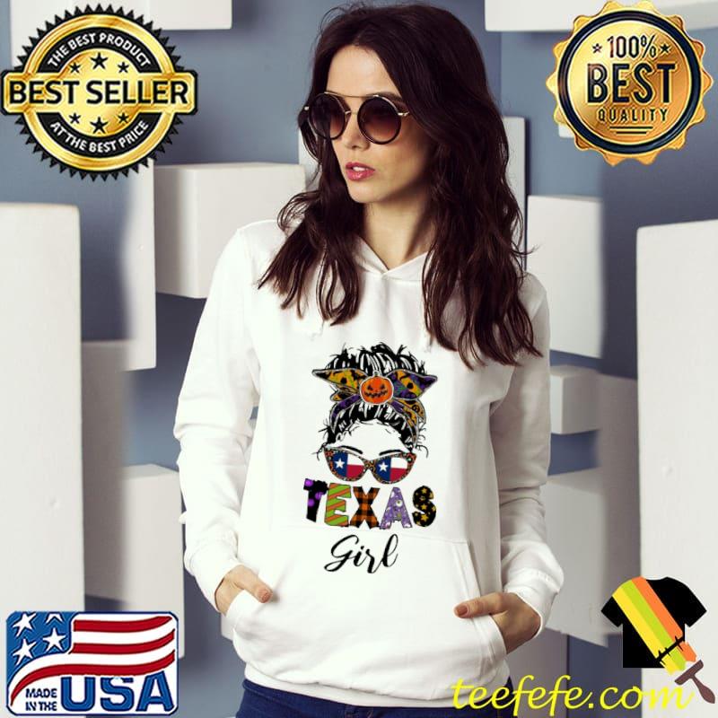 Pumpkin Texas Girl Halloween Shirt