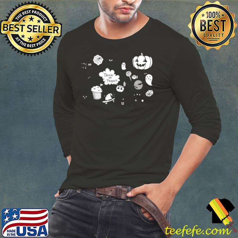 Pumpkins Trich Or Treat Happy Halloween Shirt