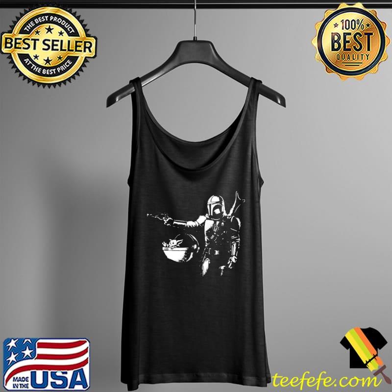 Pupl Mando Baby Yoda Star War Shirt Tank Top Pupl Mando Baby Yoda Star War Shirt Tank Top