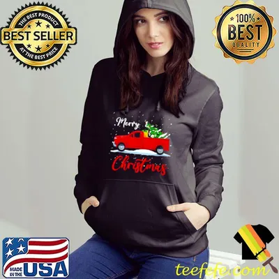 Red truck Merry Christmas shirt