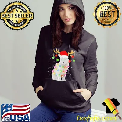 Reindeer nebelung cat santa christmas light xmas nebelung shirt
