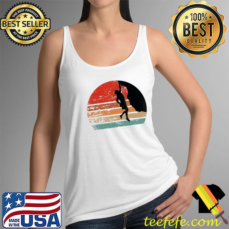 Rock Climbing Retro Vintage Shirt Tank Top Rock Climbing Retro Vintage Shirt Tank Top