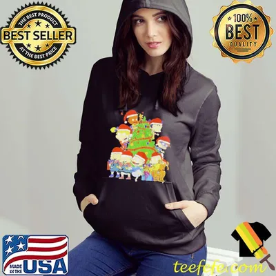 Rugrats characters christmas movie shirt