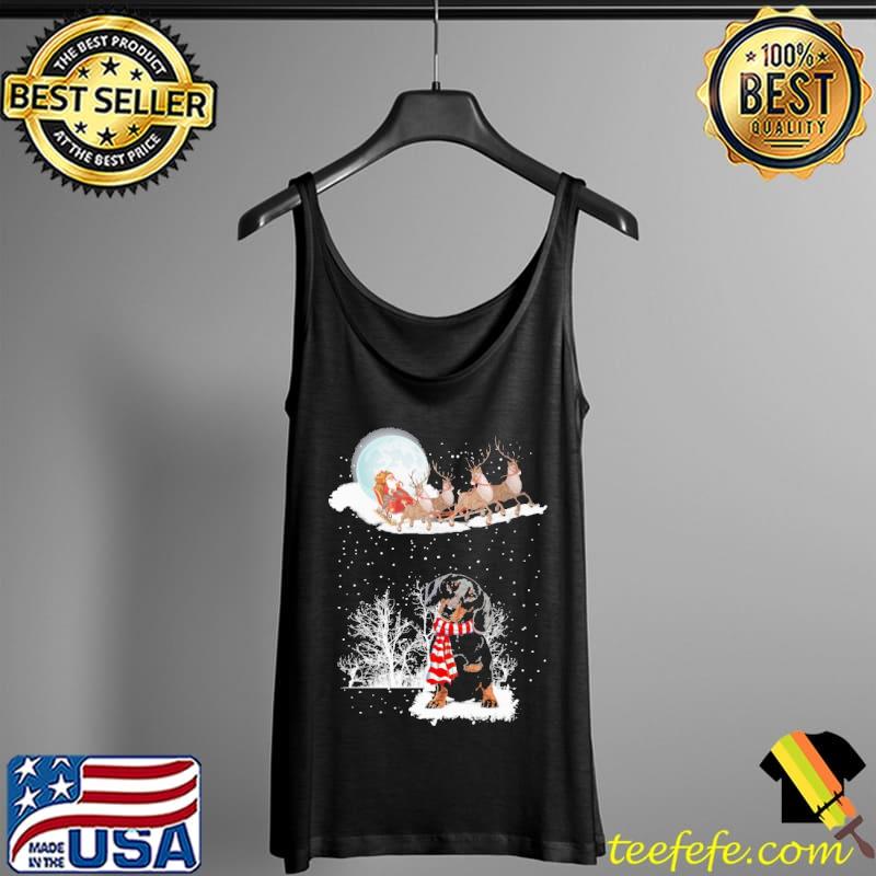 Santa Claus Is Coming To Town - Dachshund Christmas Shirt Tank Top Santa Claus Is Coming To Town - Dachshund Christmas Shirt Tank Top