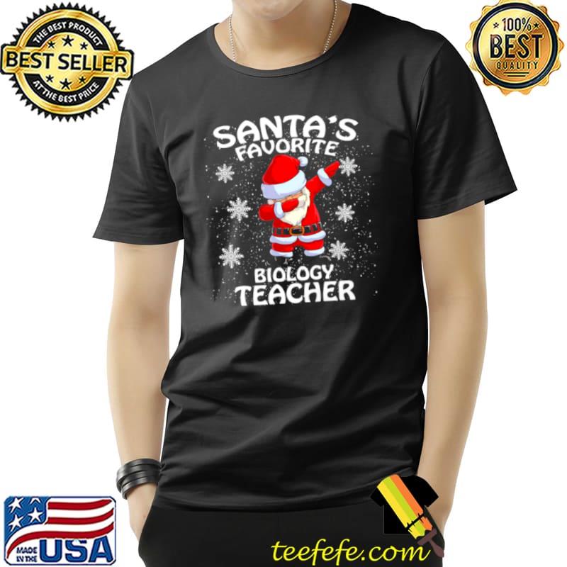 Santa’s Favorite Biology Teacher Christmas Sweater T s Unisex Santa’s Favorite Biology Teacher Christmas Sweater T s Unisex