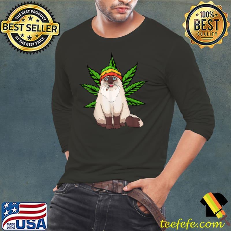 Siamese Marijuana Cannabis THC Stoner T Shirt