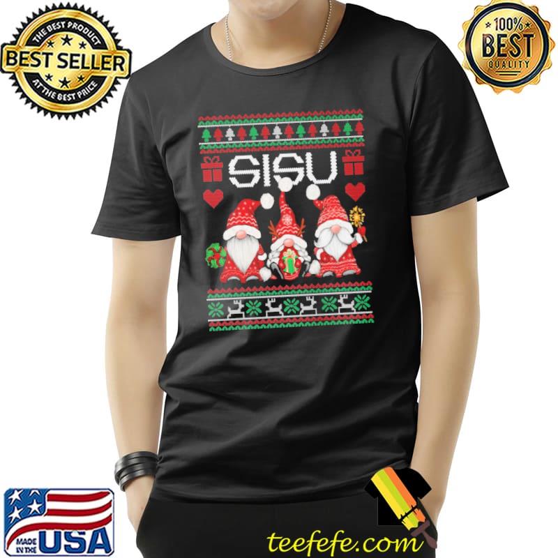 Sisu Gnome Christmas Ugly Shirt Unisex Sisu Gnome Christmas Ugly Shirt Unisex
