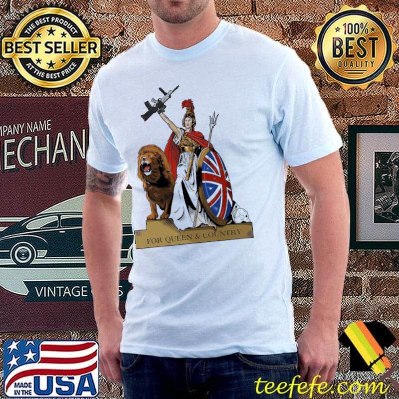 Skull Lion Rule Britannia For Queen And Country England Flag Shirt Unisex Skull Lion Rule Britannia For Queen And Country England Flag Shirt Unisex