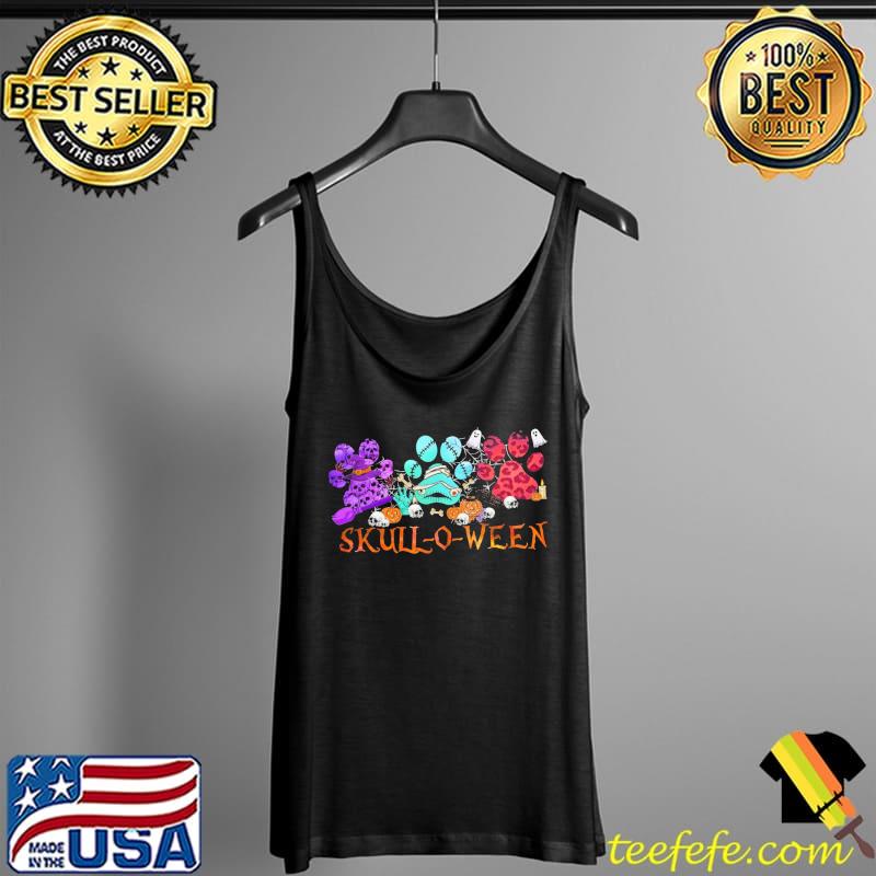 Skull O Ween Paw Shirt Tank Top Skull O Ween Paw Shirt Tank Top