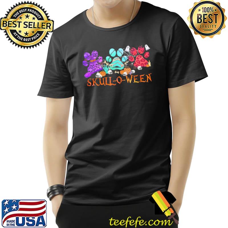 Skull O Ween Paw Shirt Unisex Skull O Ween Paw Shirt Unisex