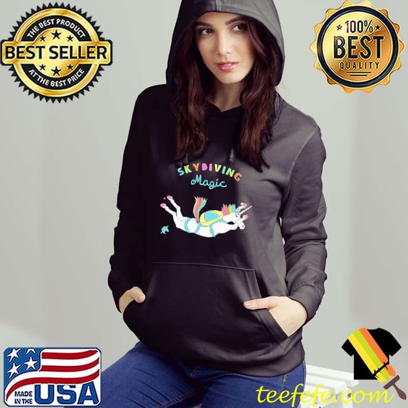 Skydiving Magic Unicorn LGBT Shirt Hoodie Skydiving Magic Unicorn LGBT Shirt Hoodie