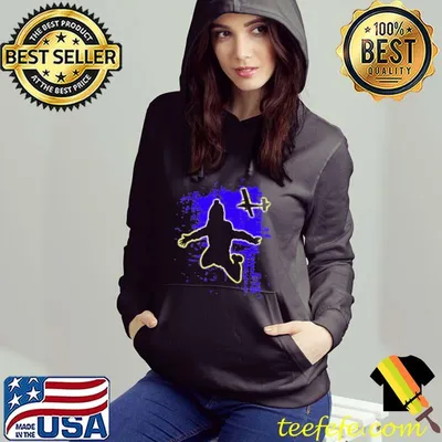 Skydiving Silhouette Jumping out Shirt