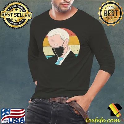 Sleepy Joe Biden Shirt Wearing Mask Funny Meme Biden Sleep T-Shirt