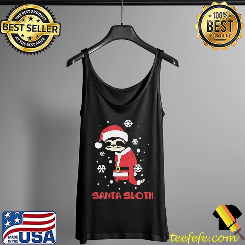 Slothmas Sloth In Santa Hat Christmas s Tank Top Slothmas Sloth In Santa Hat Christmas s Tank Top