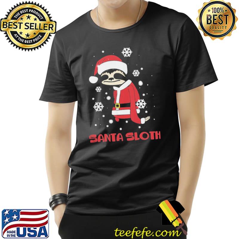 Slothmas Sloth In Santa Hat Christmas s Unisex Slothmas Sloth In Santa Hat Christmas s Unisex