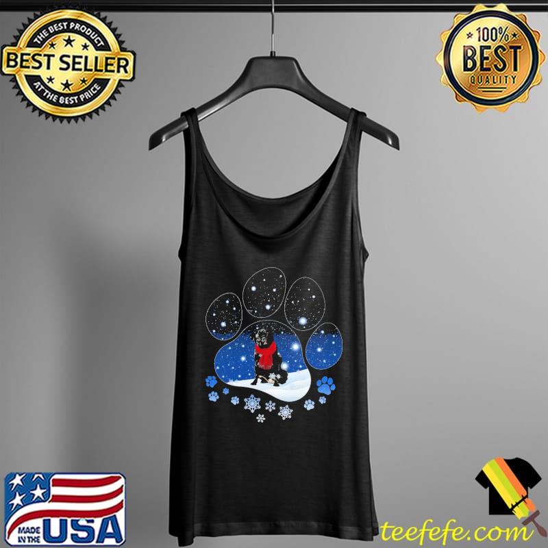 Snow Paw Pug Shirt Tank Top Snow Paw Pug Shirt Tank Top