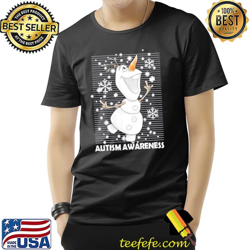 Snowman Autism Awareness Winter Shirt Unisex Snowman Autism Awareness Winter Shirt Unisex