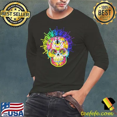 Sugar skull of weapons shirt
