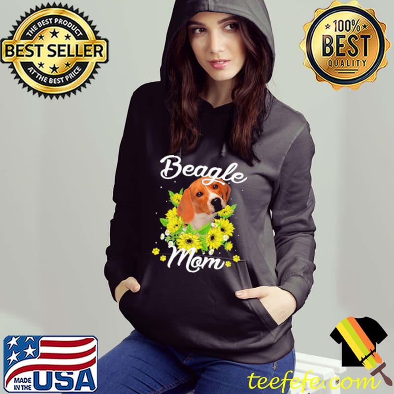 Sunflower Beagle Mom Shirt Hoodie Sunflower Beagle Mom Shirt Hoodie