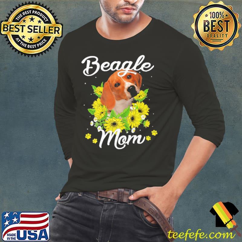 Sunflower Beagle Mom Shirt